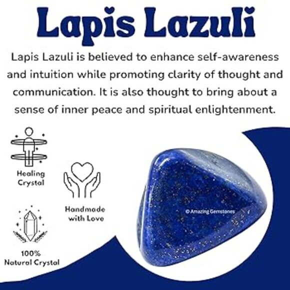 Blue Sodalite + Lapis Lazuli + Bronze ~ Handmade & One-of-a-kind Dangle Earrings - Picture 5 of 10